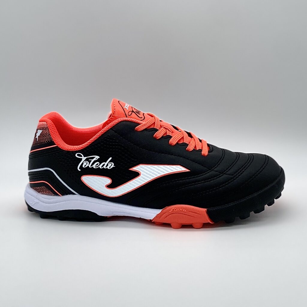 Zapatillas Joma Futbol Sala Niño y Niña Negro Naranja