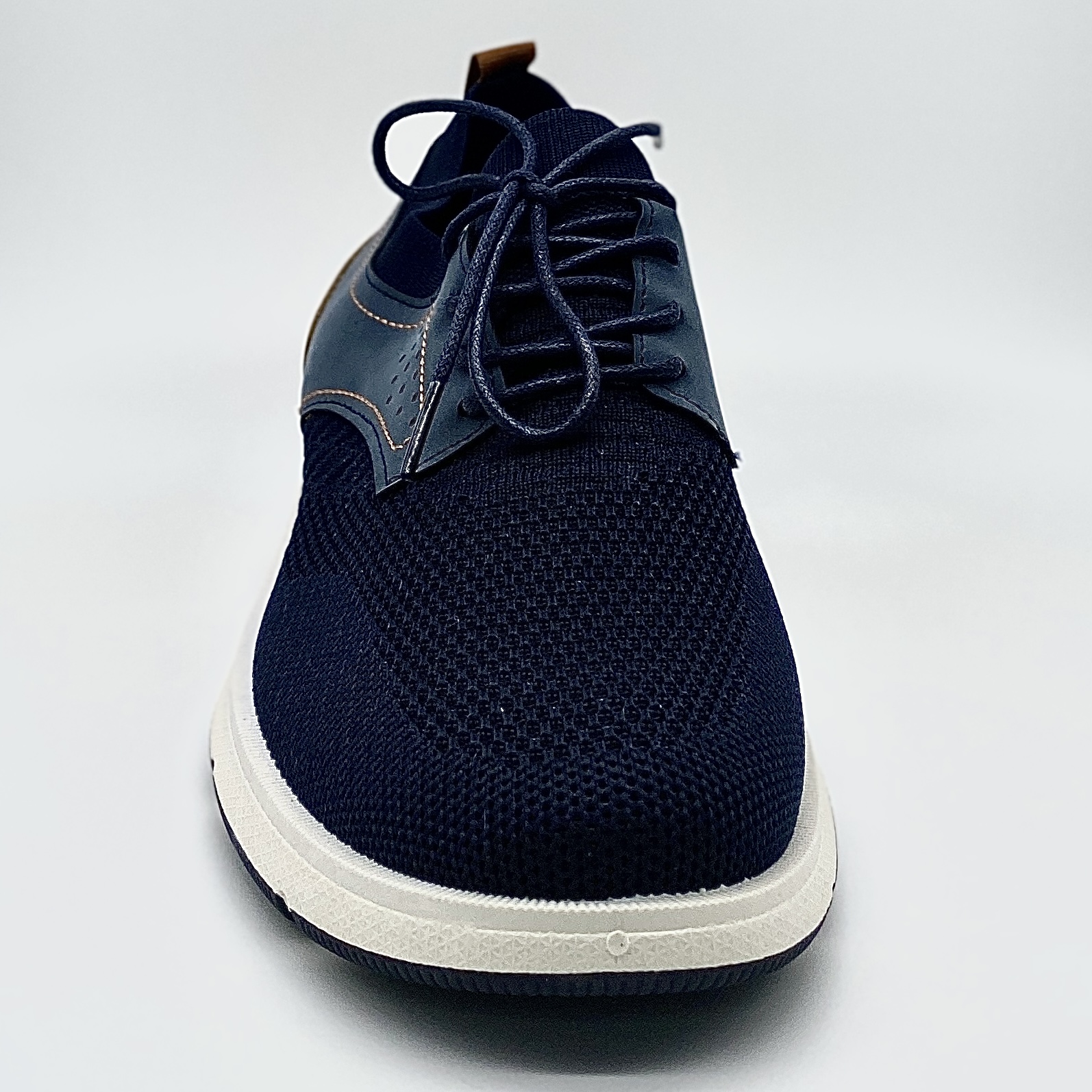 Zapatillas Zapato Rejilla Elastico Marino - Imagen 3