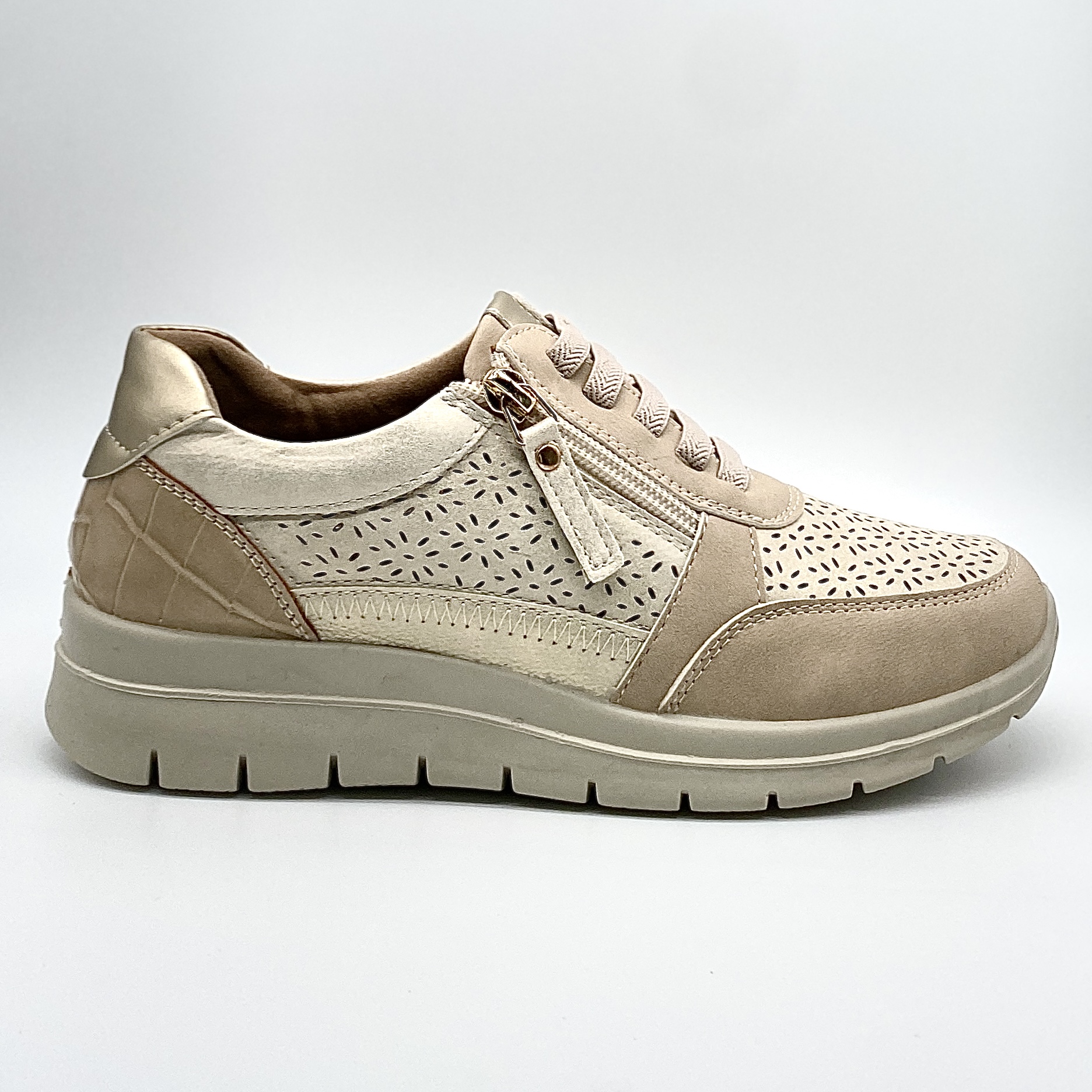 Zapatillas Urbanas Alekos Beige - Imagen 2