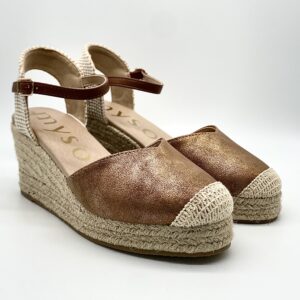 Sandalias Mysoft Cuña Cobre