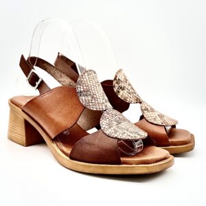 Sandalias Jordana Tacón Medio Círculos