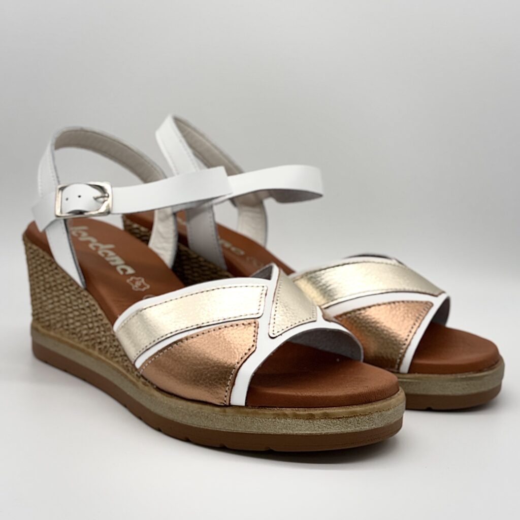 Sandalias Piel Jordana Cuña Pala