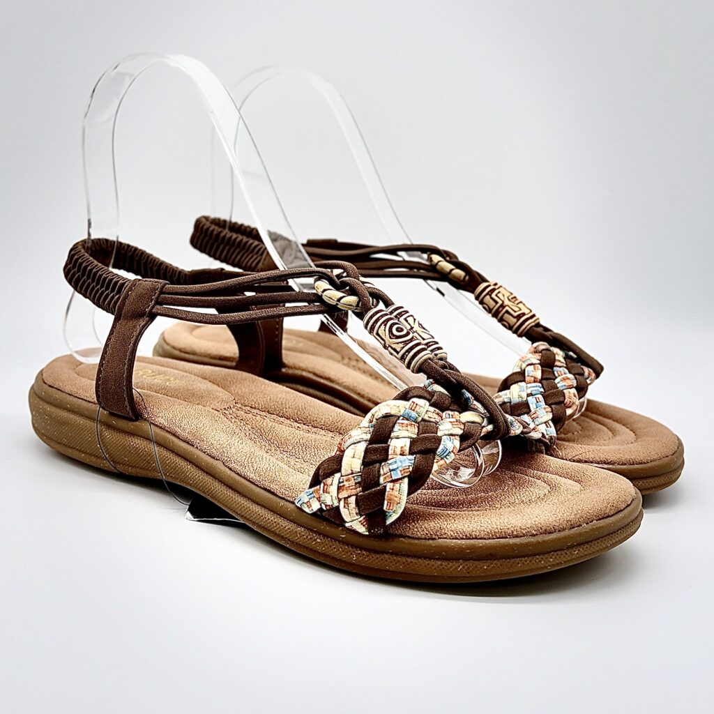 Sandalias Planas Cómodas Marfil