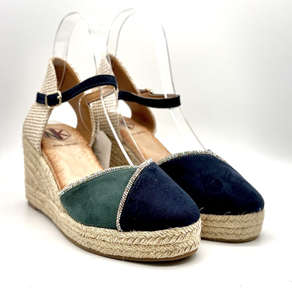 Zapatillas Esparto Aleikos Marino