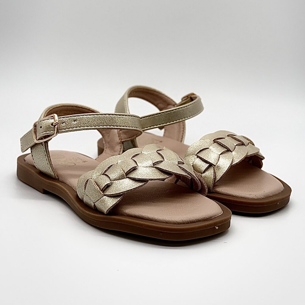 Sandalias Niña Espiga Doradas