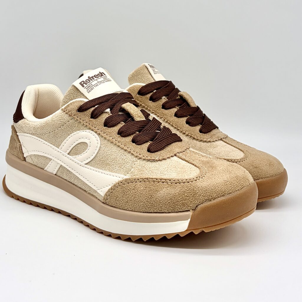 Refresh Zapatillas Urban Lazo Beige