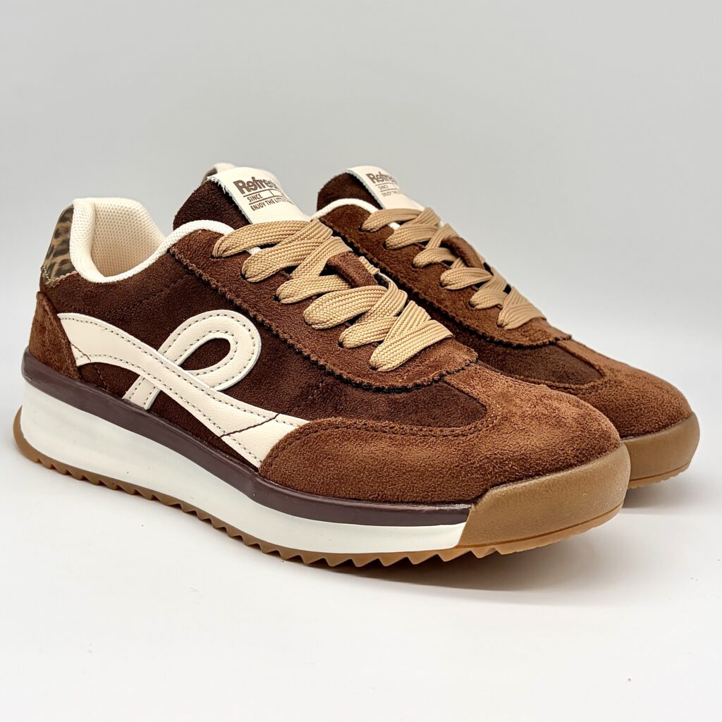 Refresh Zapatillas Urban Lazo Marrón