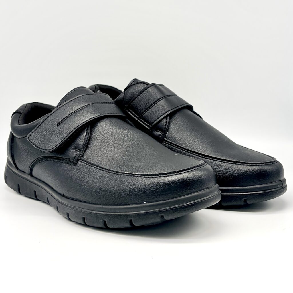 Zapatos Clasicos Hombre Velcro