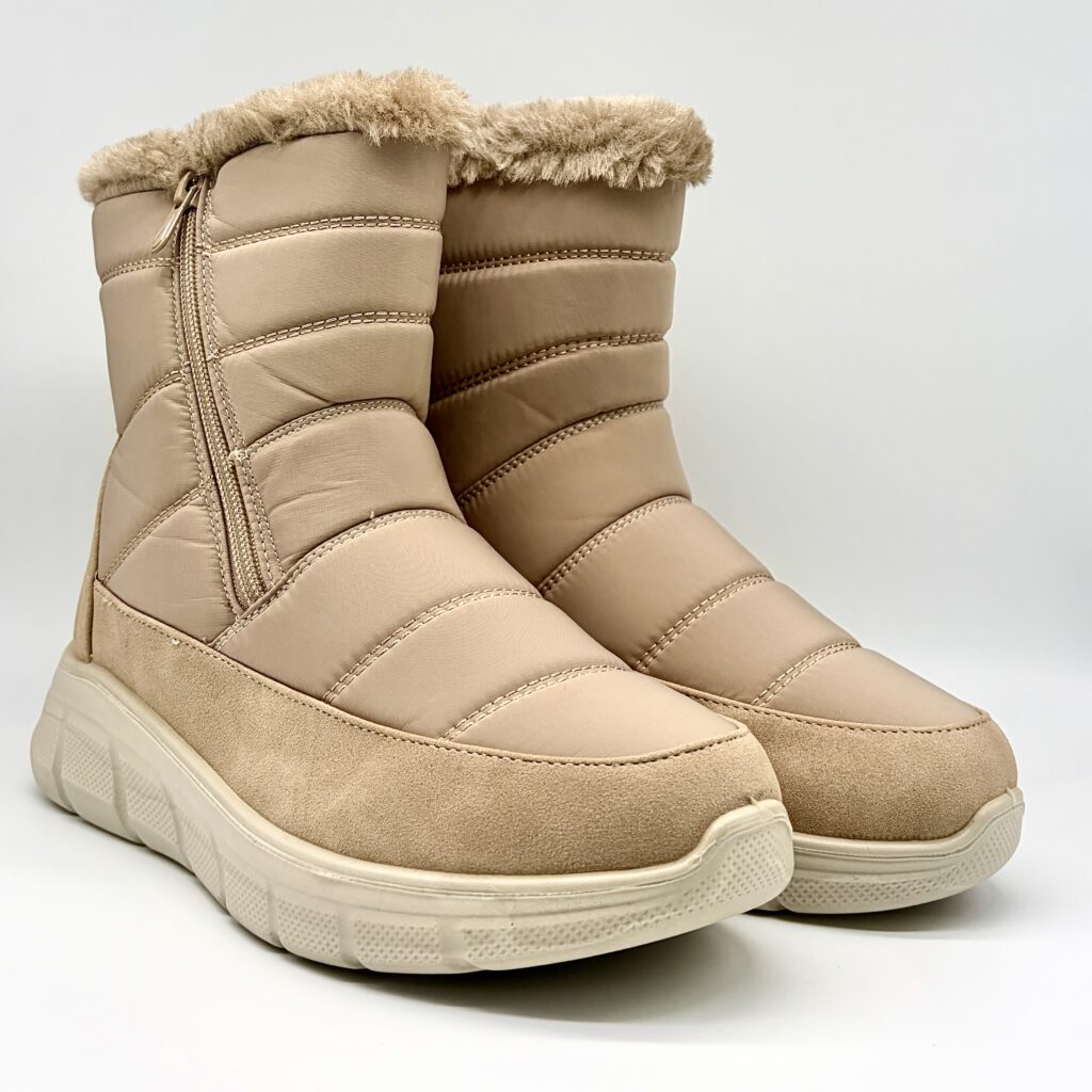 Botín Nepal Repelente Agua Beige